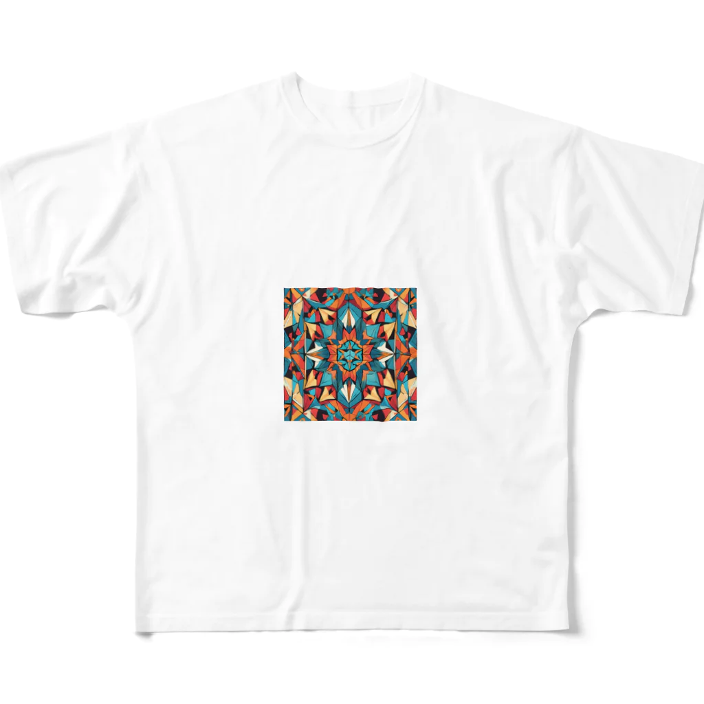 至高の領域のアジアンテイスト万華鏡 All-Over Print T-Shirt