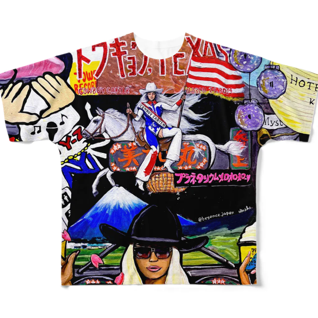 ArikaのQueen in TOKYO, テキサス All-Over Print T-Shirt