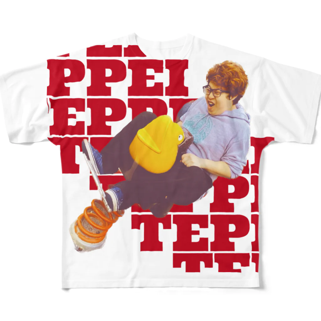 Tep-pain'sの山内てっぺい26歳記念品「遊べよ！」 All-Over Print T-Shirt