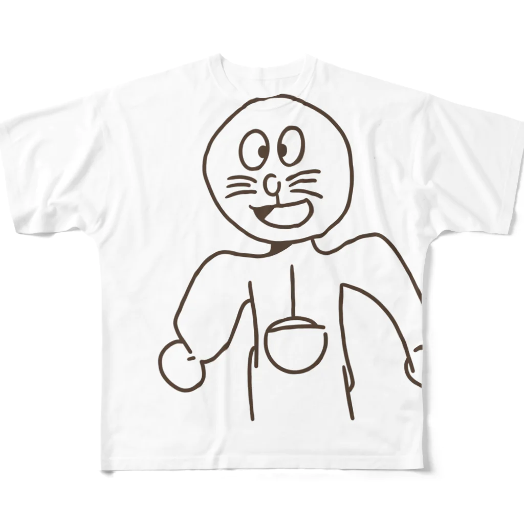 THAN THATのモドキン フルグラフィックTシャツ