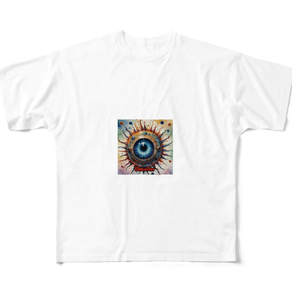 nkbg50のモンスターシリーズ（リアル）：Beholder フルグラフィックTシャツ