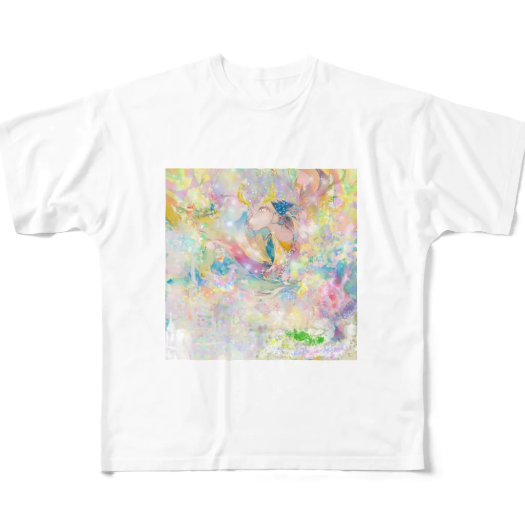 幻想世界のアルカディアチェルボ All-Over Print T-Shirt