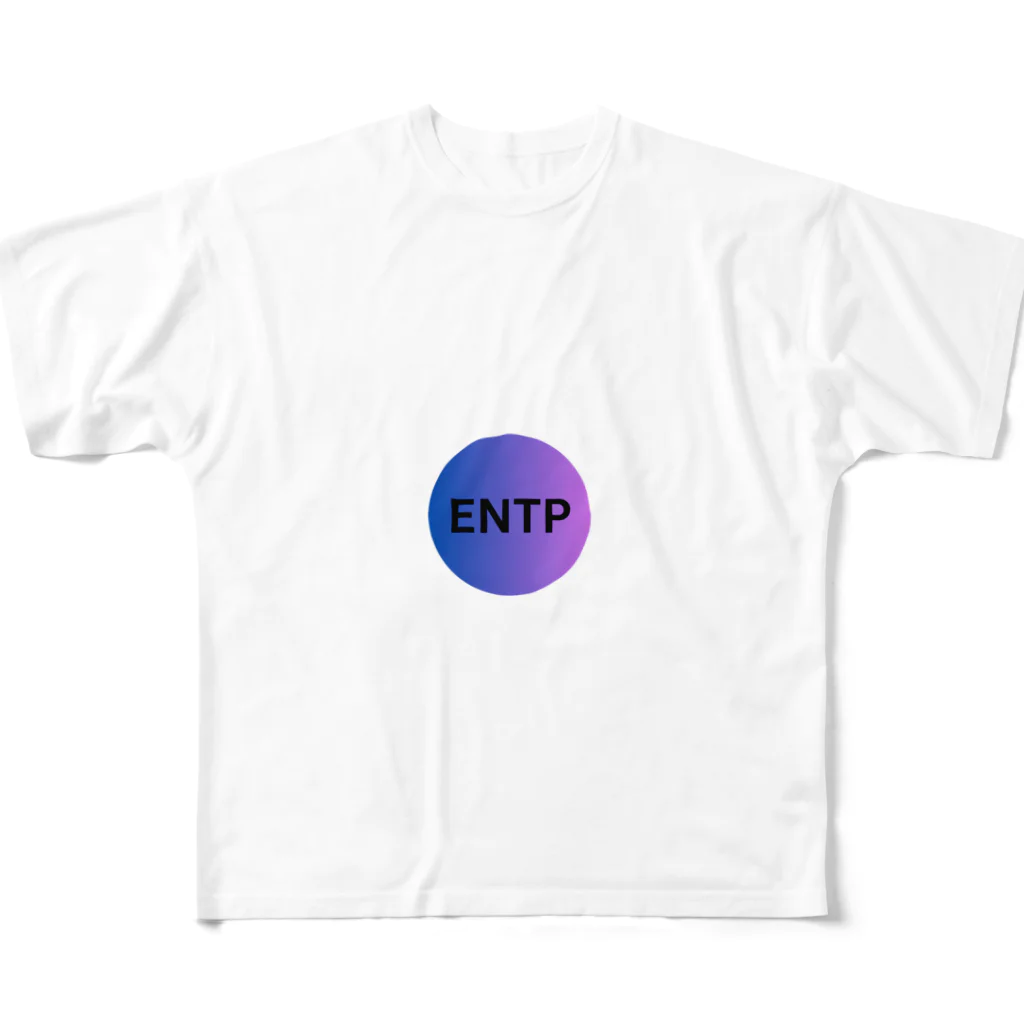 INTJ [智]のENTP（討論者）の魅力 フルグラフィックTシャツ