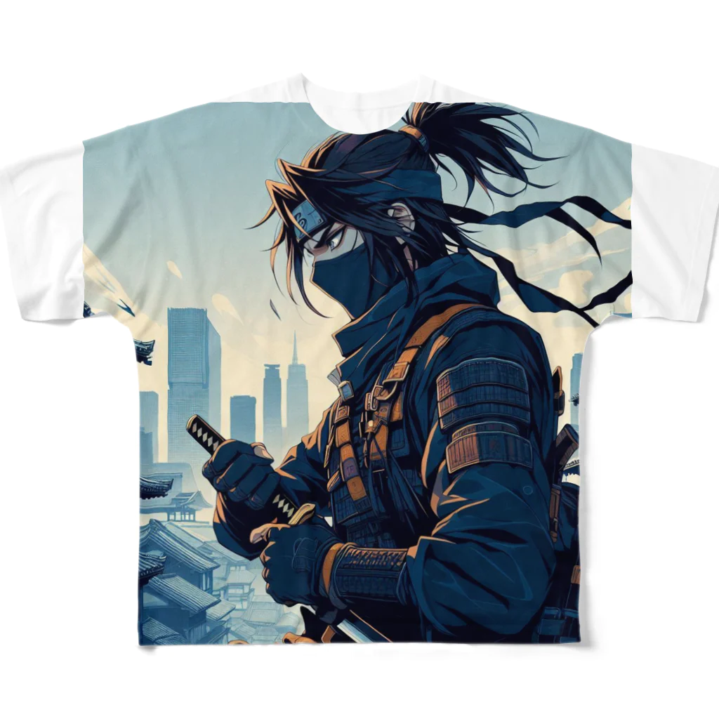 ketapapaのTOKYO NINJA Ⅴ All-Over Print T-Shirt