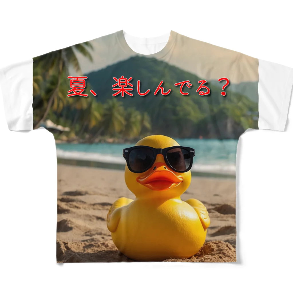 Rimasaraのさあ、夏に飛び込め フルグラフィックTシャツ