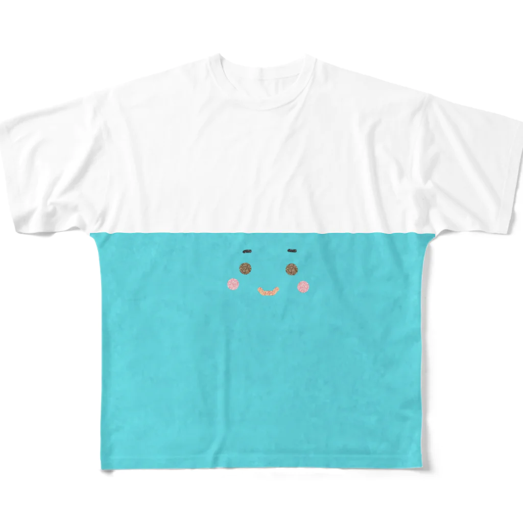 IMABURAIのA smile of happiness フルグラフィックTシャツ