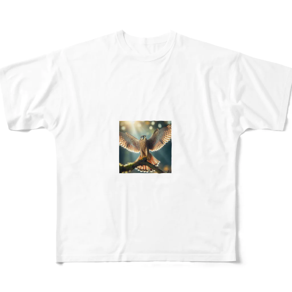 yoshimurayoshimura1の自由に羽ばたく鷹 All-Over Print T-Shirt