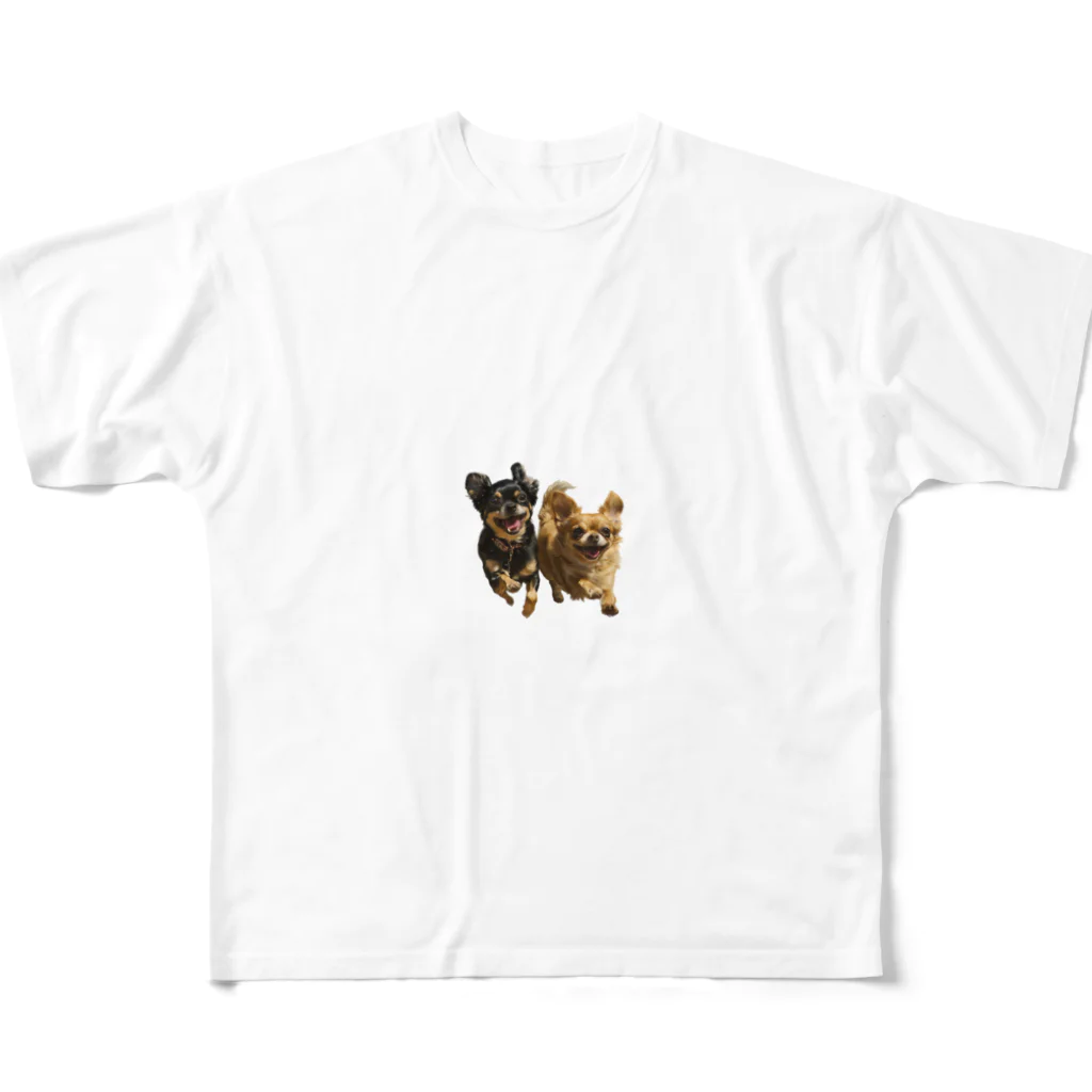 KAMARO66のハピハピチワワ All-Over Print T-Shirt