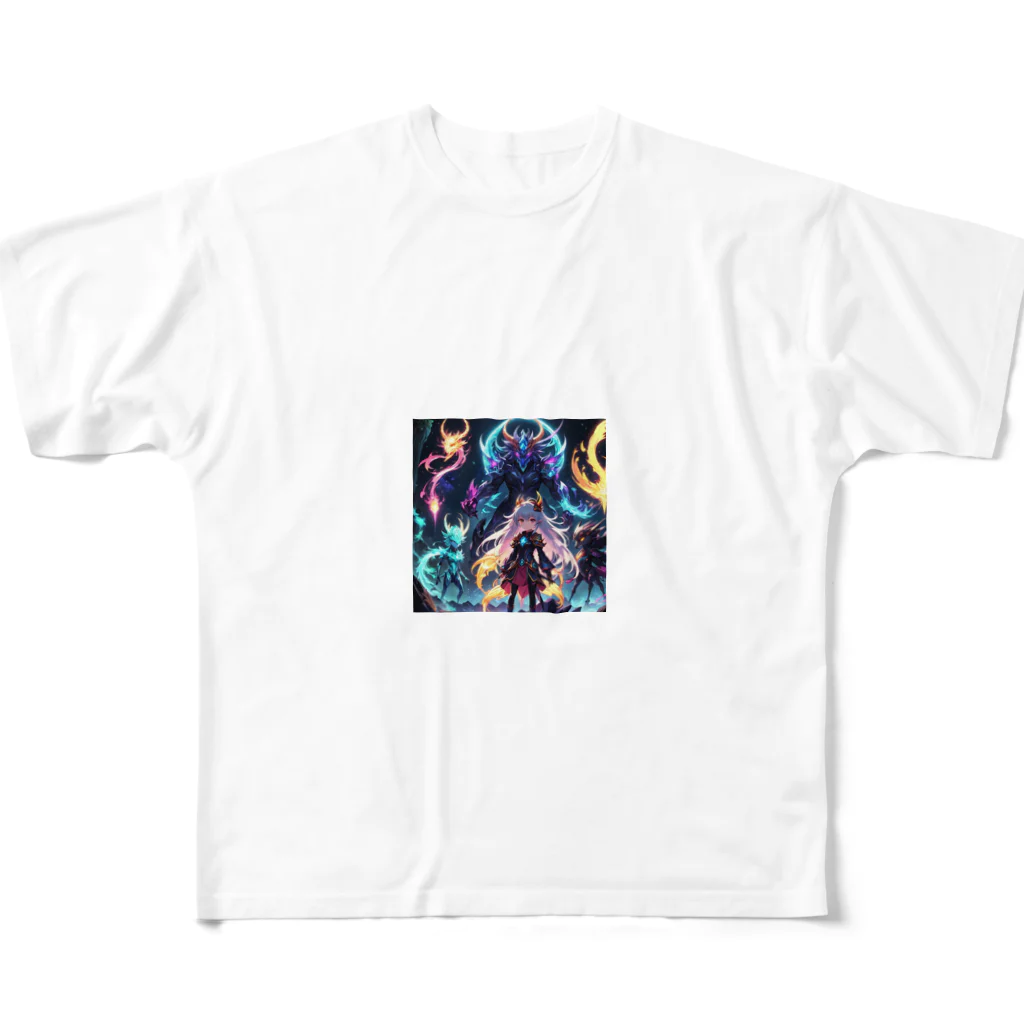おゆまるるのクリスタルの力を宿す神秘の戦士 All-Over Print T-Shirt