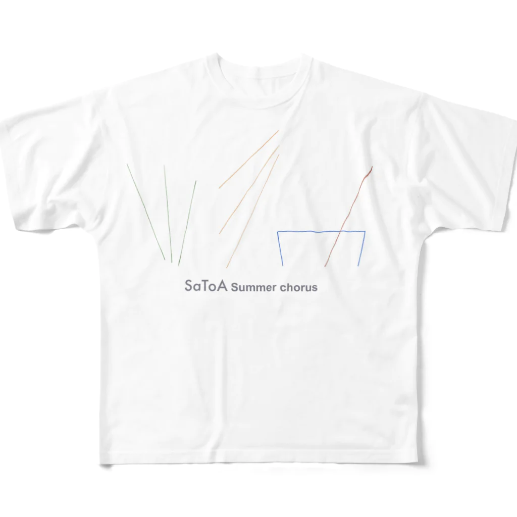 SaToAのグッズのSummer chorus オール All-Over Print T-Shirt