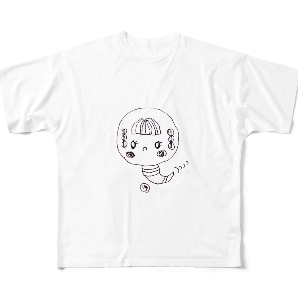 まるゆ商店のこけゆーれー第二弾 All-Over Print T-Shirt