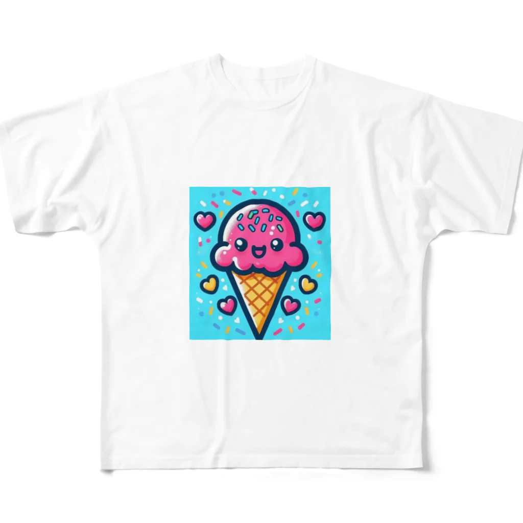 何でもありデザインのアイス All-Over Print T-Shirt