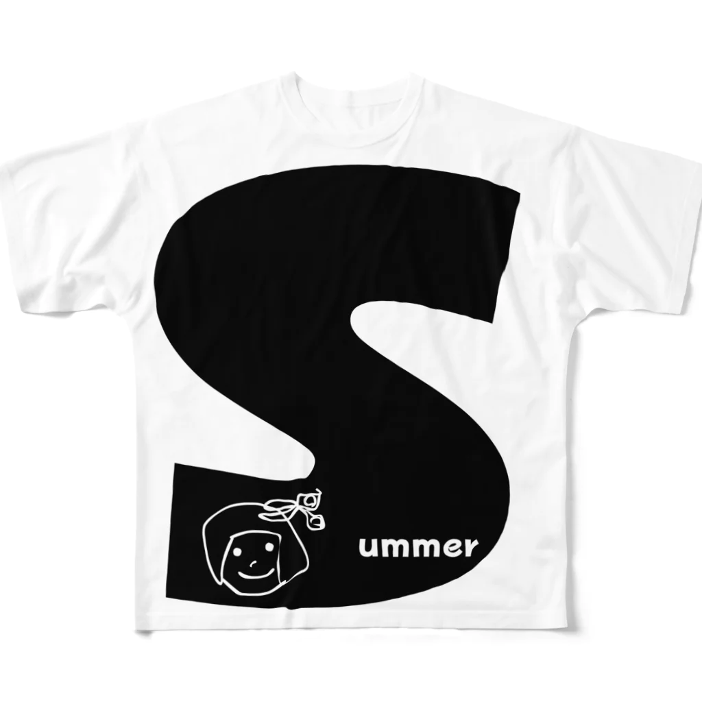 suzuringorirappaの2024 summer　はじまるよ！ フルグラフィックTシャツ