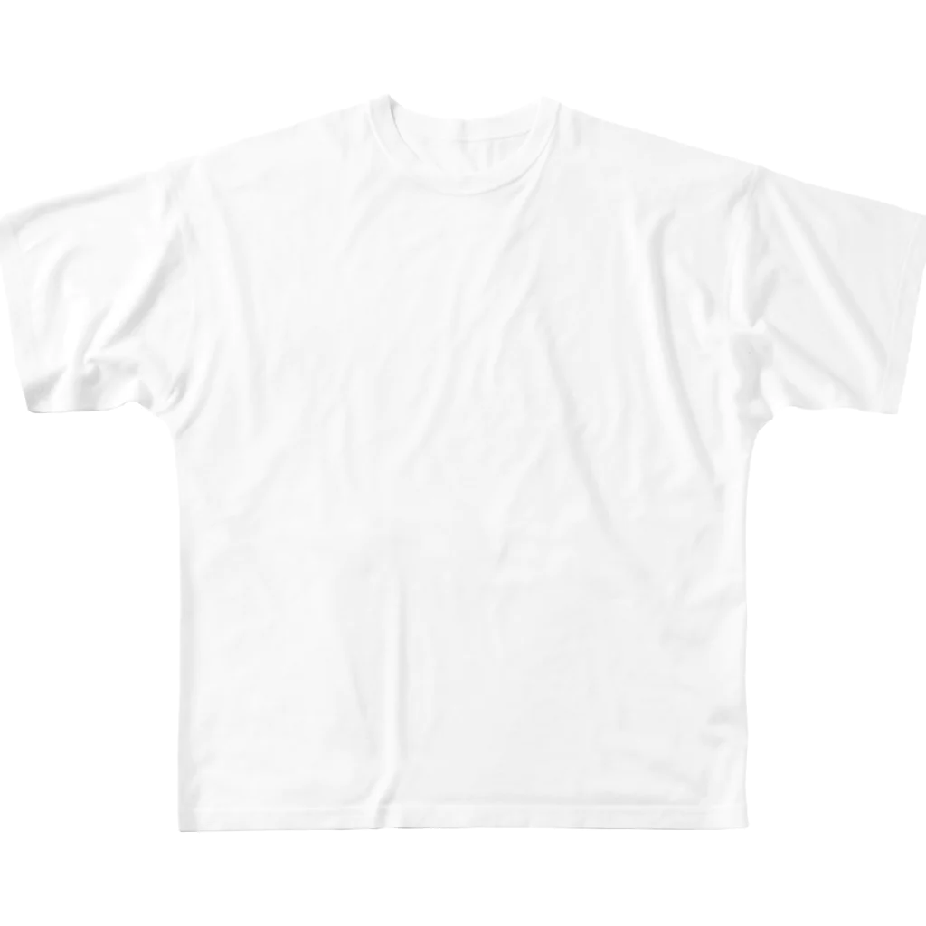 nya-mew（ニャーミュー）のオンガク大好きニャ(バックプリント) All-Over Print T-Shirt