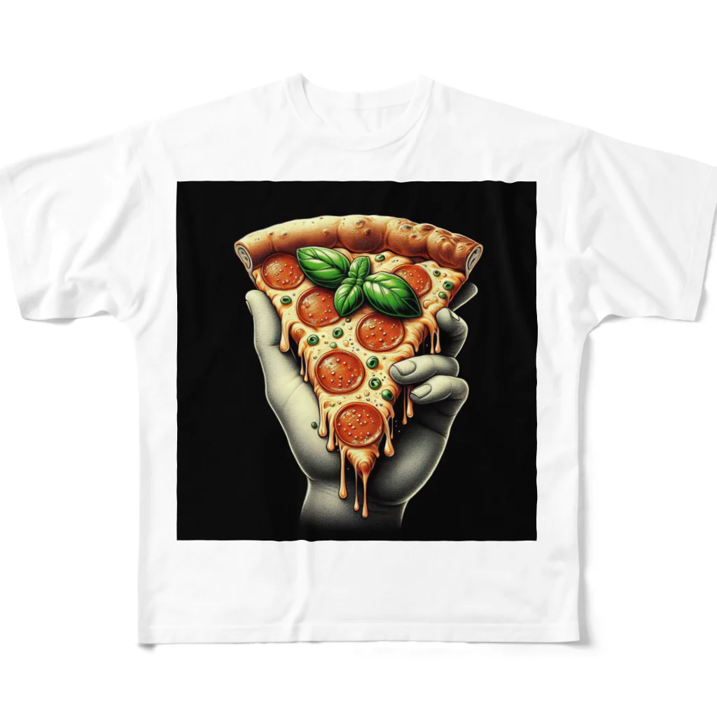 yuriseのおしゃれなpizzaのグッズ All-Over Print T-Shirt