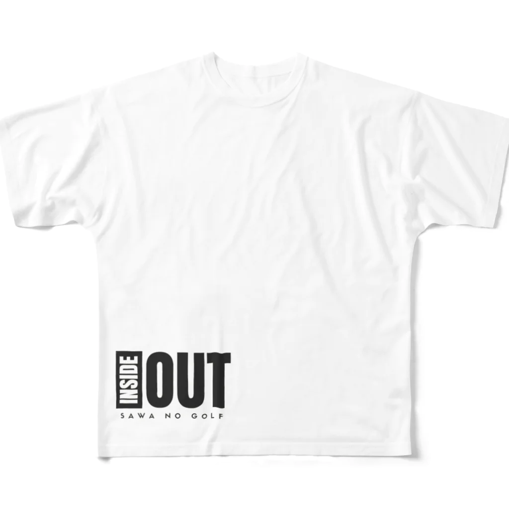 ウラカンラナ2020のSAWANOGOLF ワンポイントロゴTシャツ All-Over Print T-Shirt