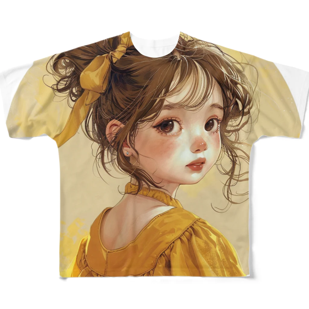 AQUAMETAVERSEの美少女・In the circle Tomoe bb 2712 All-Over Print T-Shirt