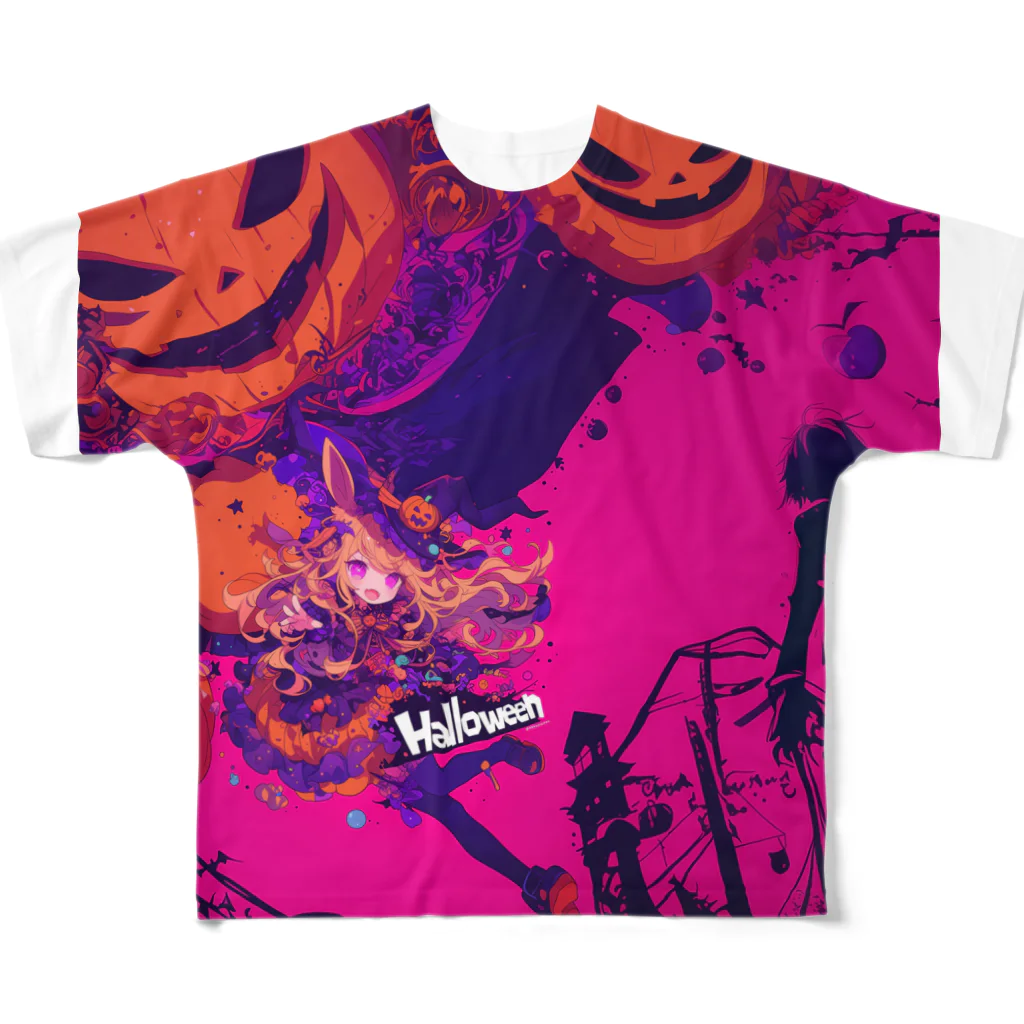 終わらない夢🌈のハロウィン フルグラフィックTシャツ