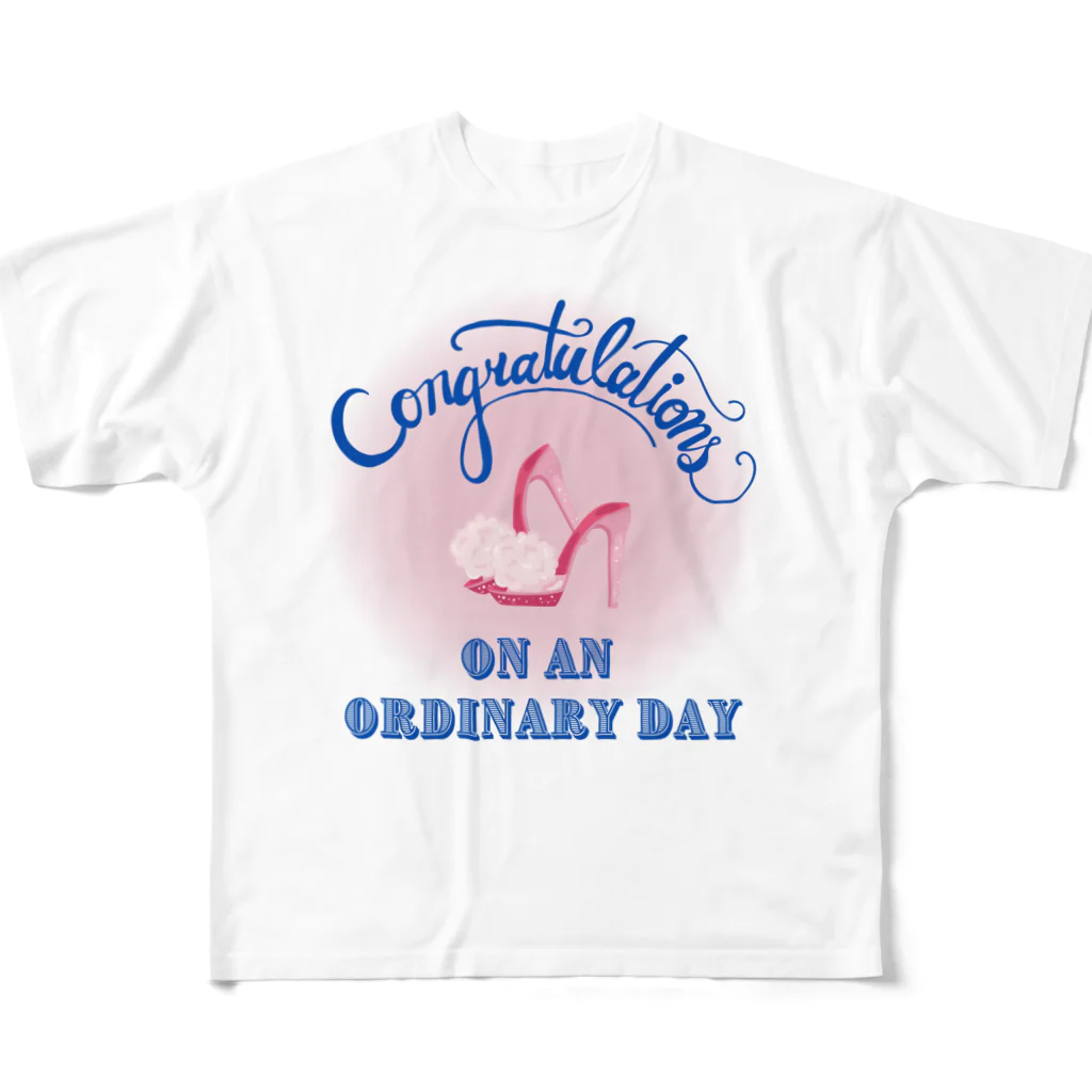 hanatare_marketのCongratulations！ All-Over Print T-Shirt