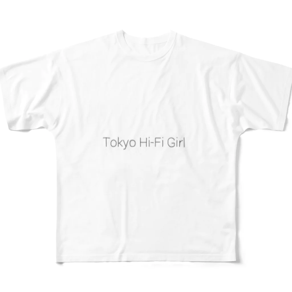 ウメカクのTokyo HiFi Girl All-Over Print T-Shirt