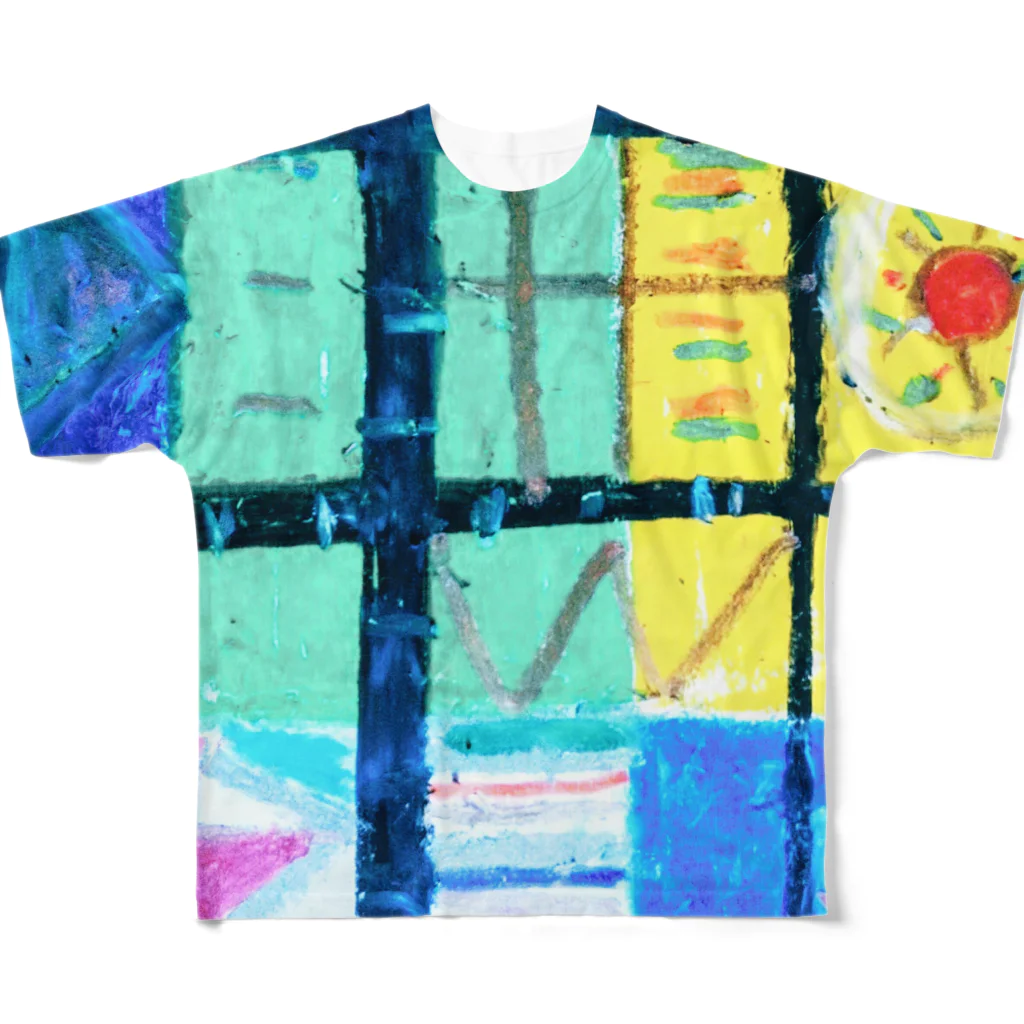 hirakoARTのシャーマニック All-Over Print T-Shirt