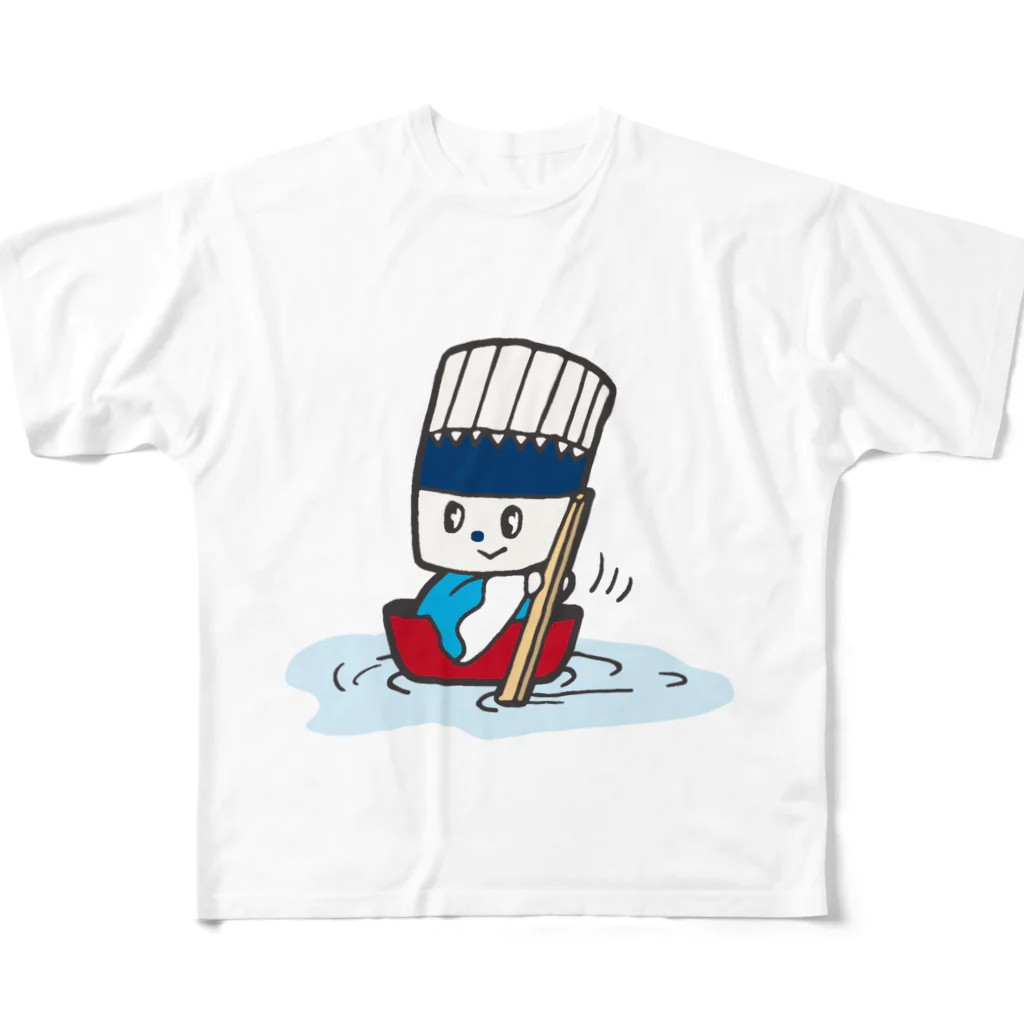 そうめん侍のそうめん侍「どんぶらこっこ」 All-Over Print T-Shirt