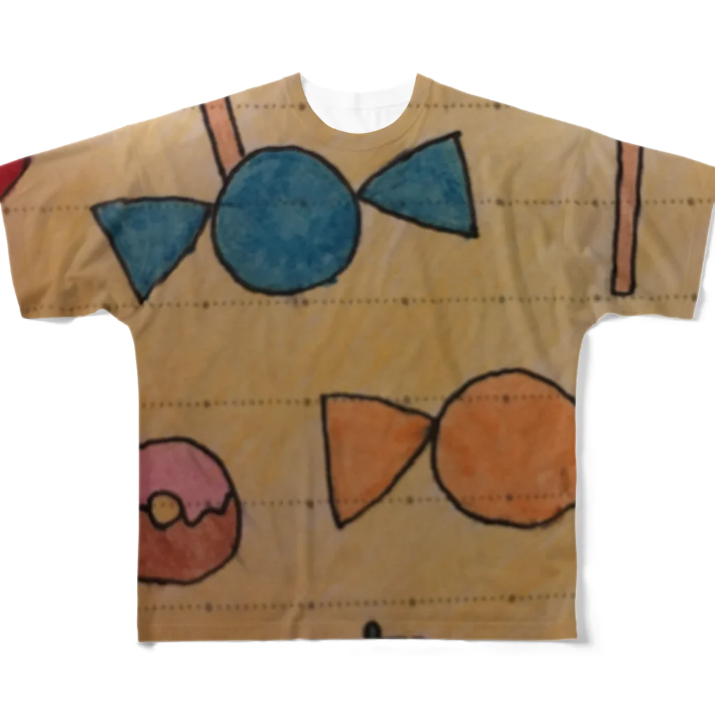 ねんぬ17のお菓子 All-Over Print T-Shirt