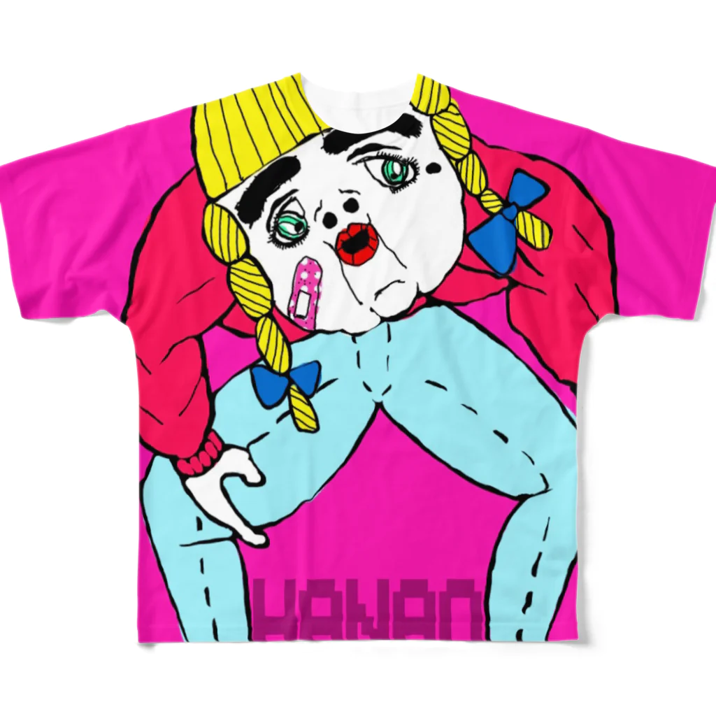 福ハナ夫（フクハナ商店）公式のリンスちゃん All-Over Print T-Shirt