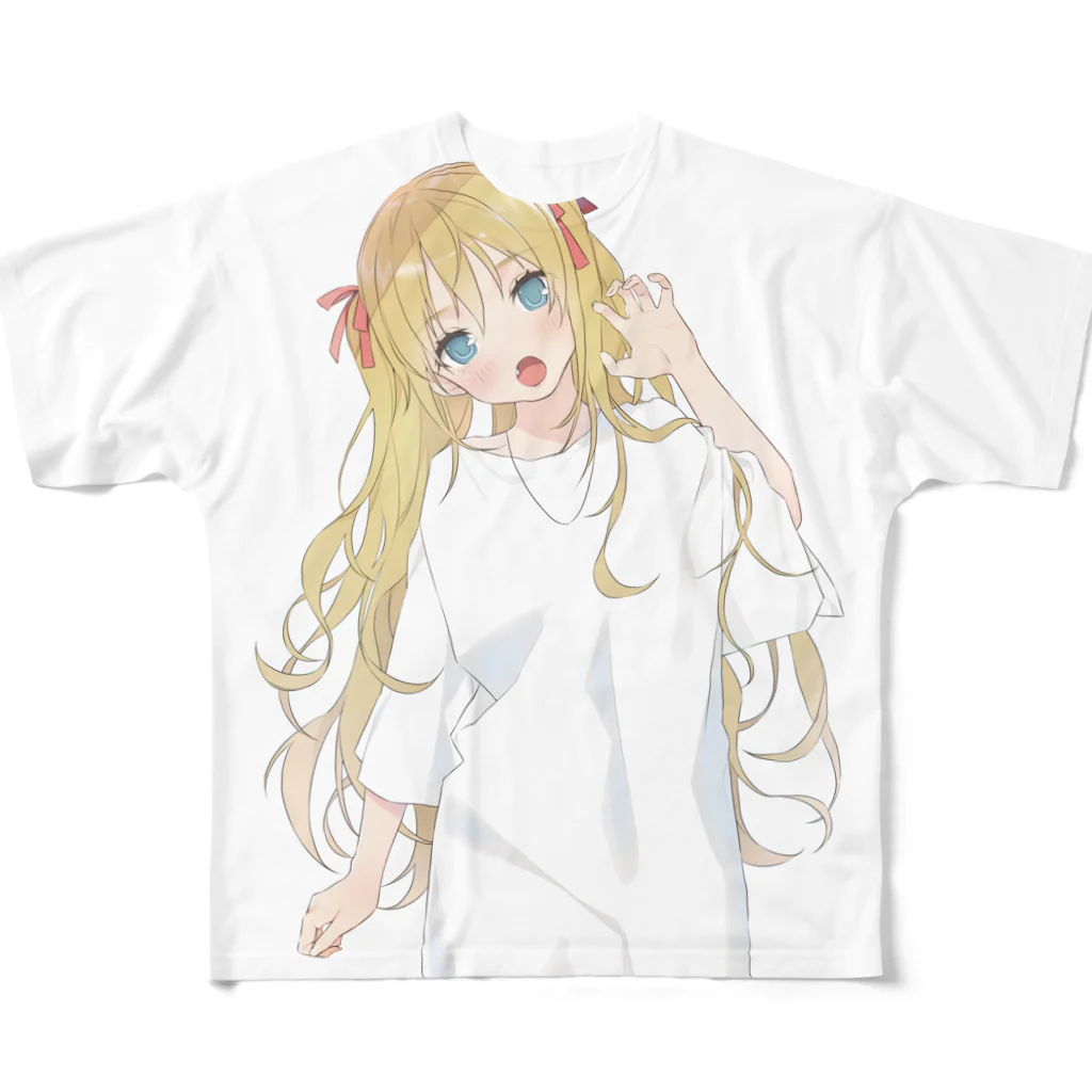 やなのMAHI フルグラフィックTシャツ