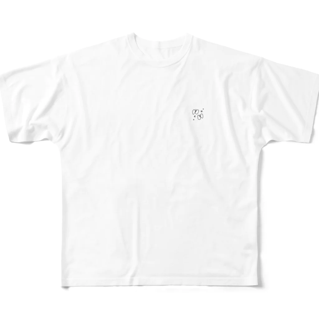 shili920のちょう フルグラフィックTシャツ