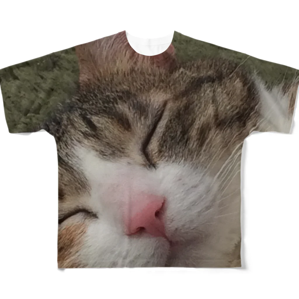 ネギミカンの家の猫さん All-Over Print T-Shirt