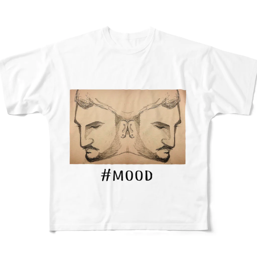 　ハムの趣味部屋のMood フルグラフィックTシャツ