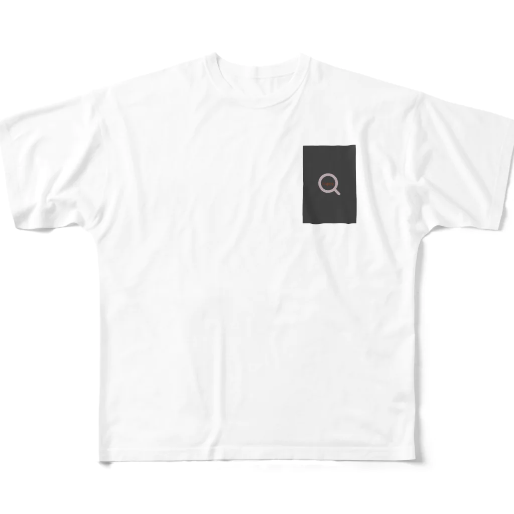 ONEwayのsearch  for happiness  All-Over Print T-Shirt