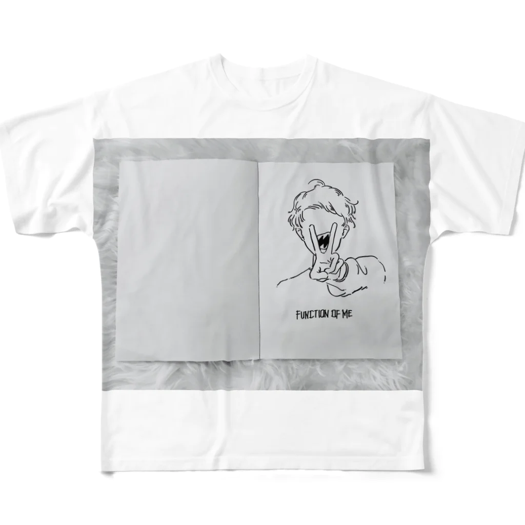 jagged_teethのFunction 6 フルグラフィックTシャツ