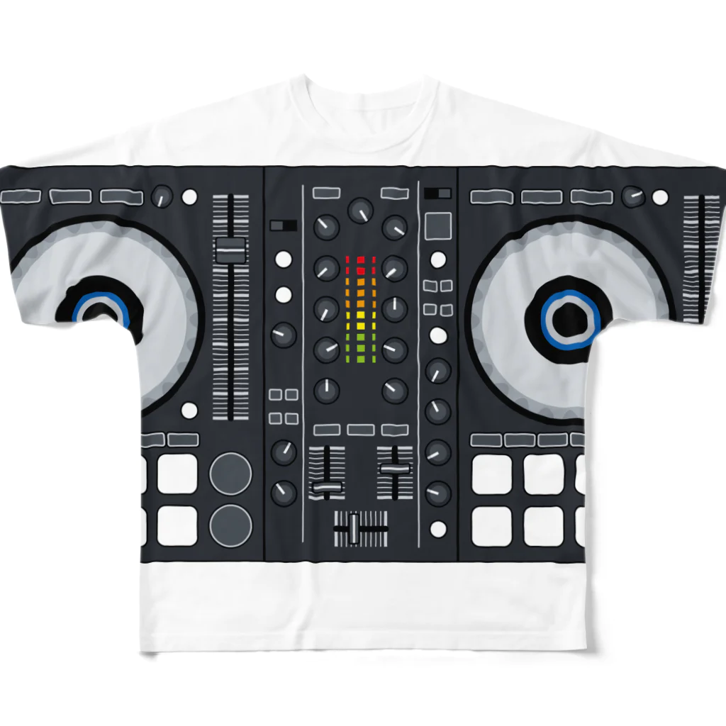 kimchinのシンプルなDJコントローラーのイラストです! All-Over Print T-Shirt