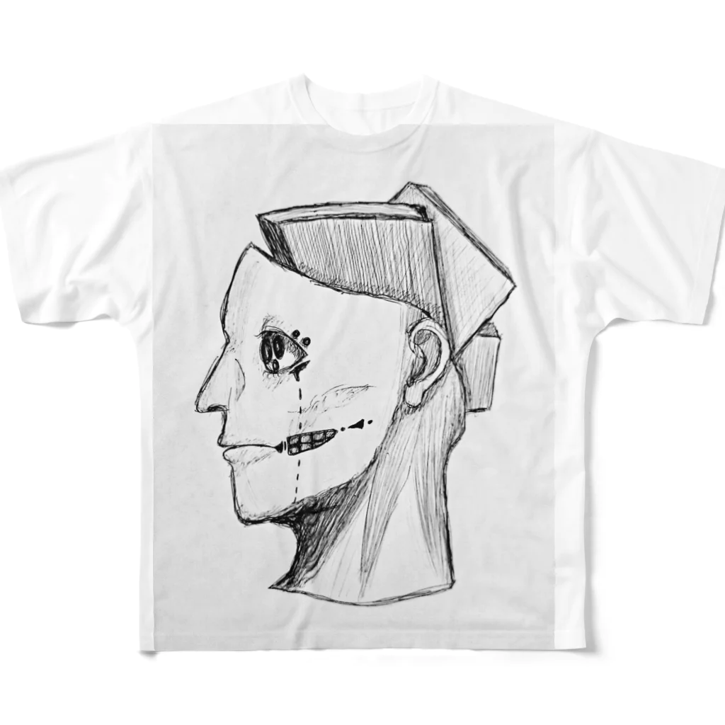 69.の没個性 All-Over Print T-Shirt