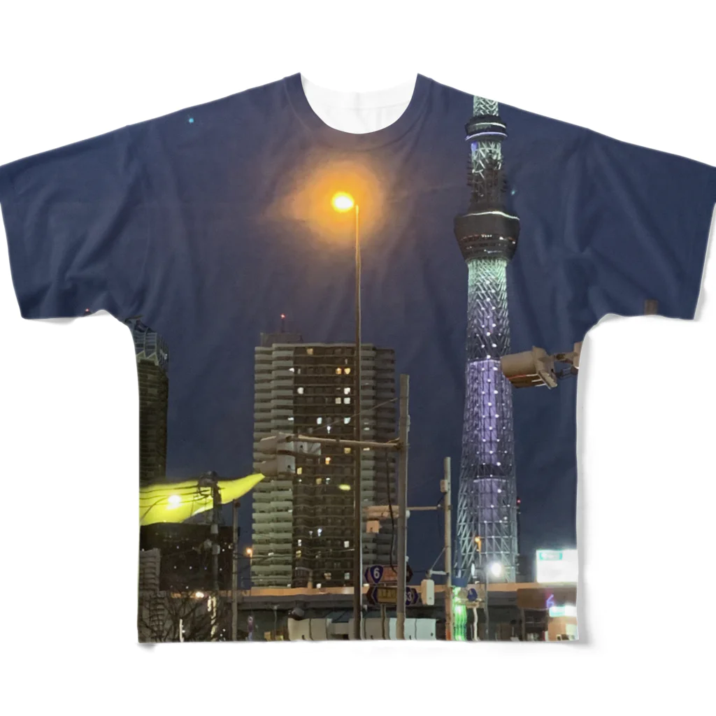 Nyx‘s shopのTokyo All-Over Print T-Shirt