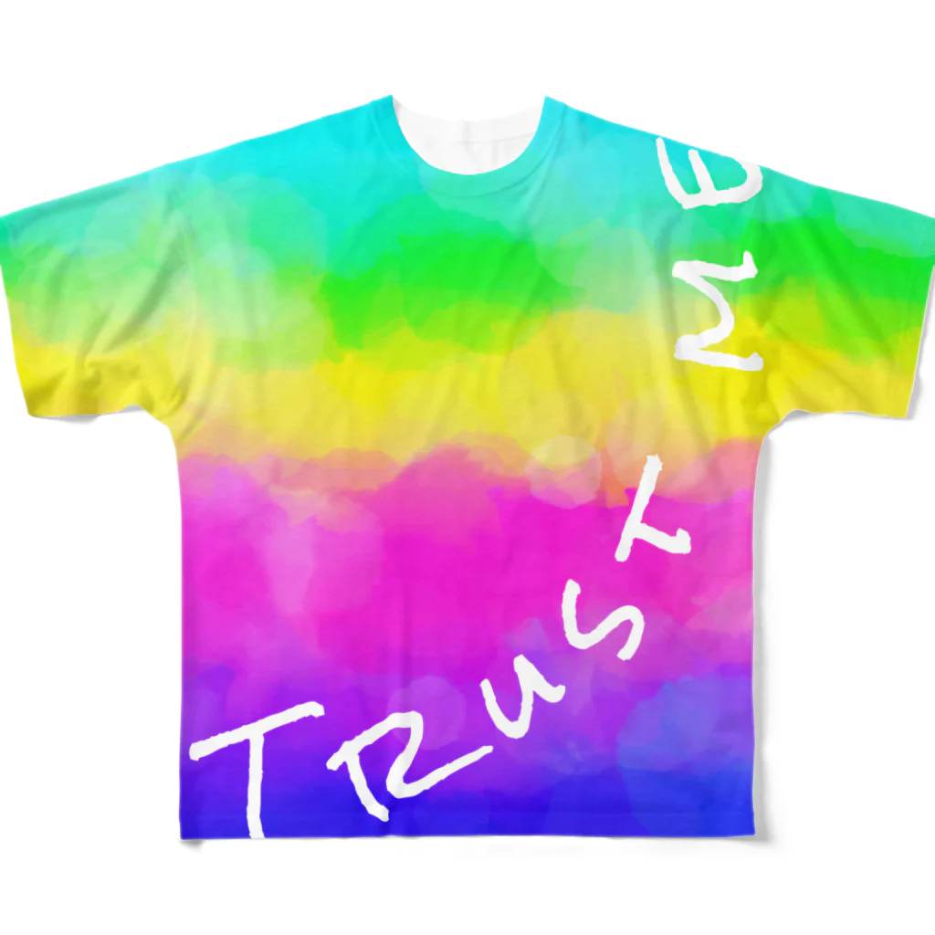 CAMEOのTrust me フルグラフィックTシャツ