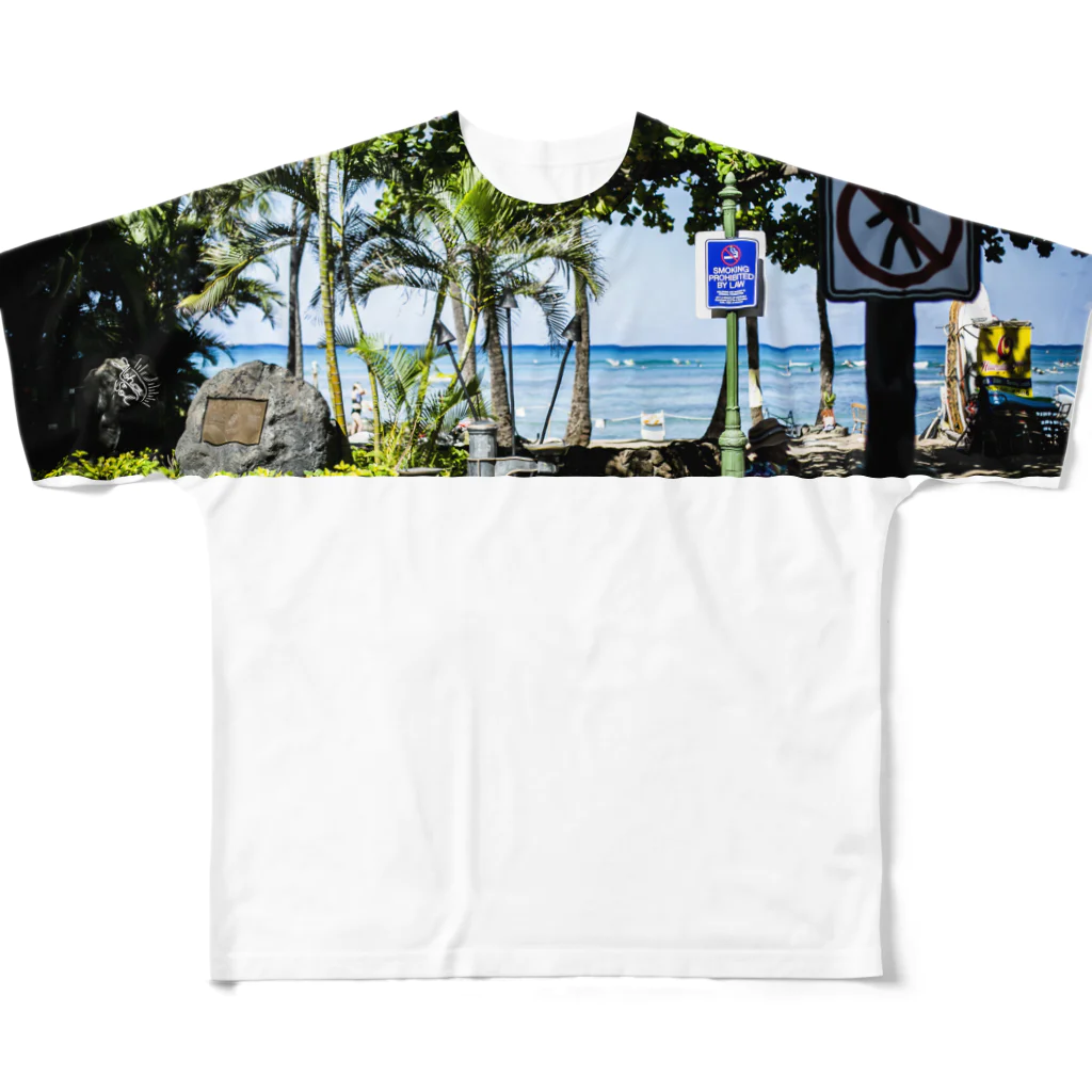 AlohaSolのAlohaSol Photo Print フルグラフィックTシャツ