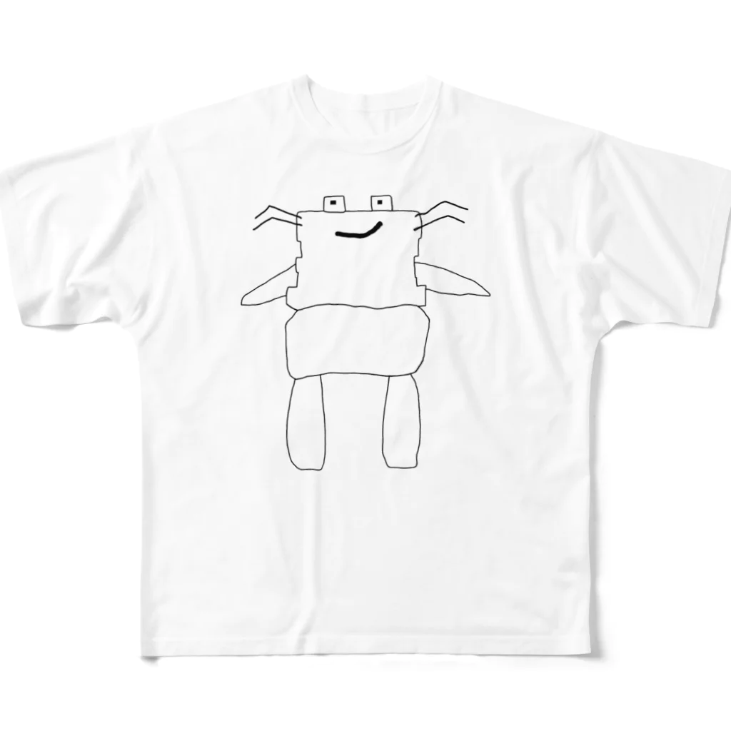 しょうじのカニマン All-Over Print T-Shirt