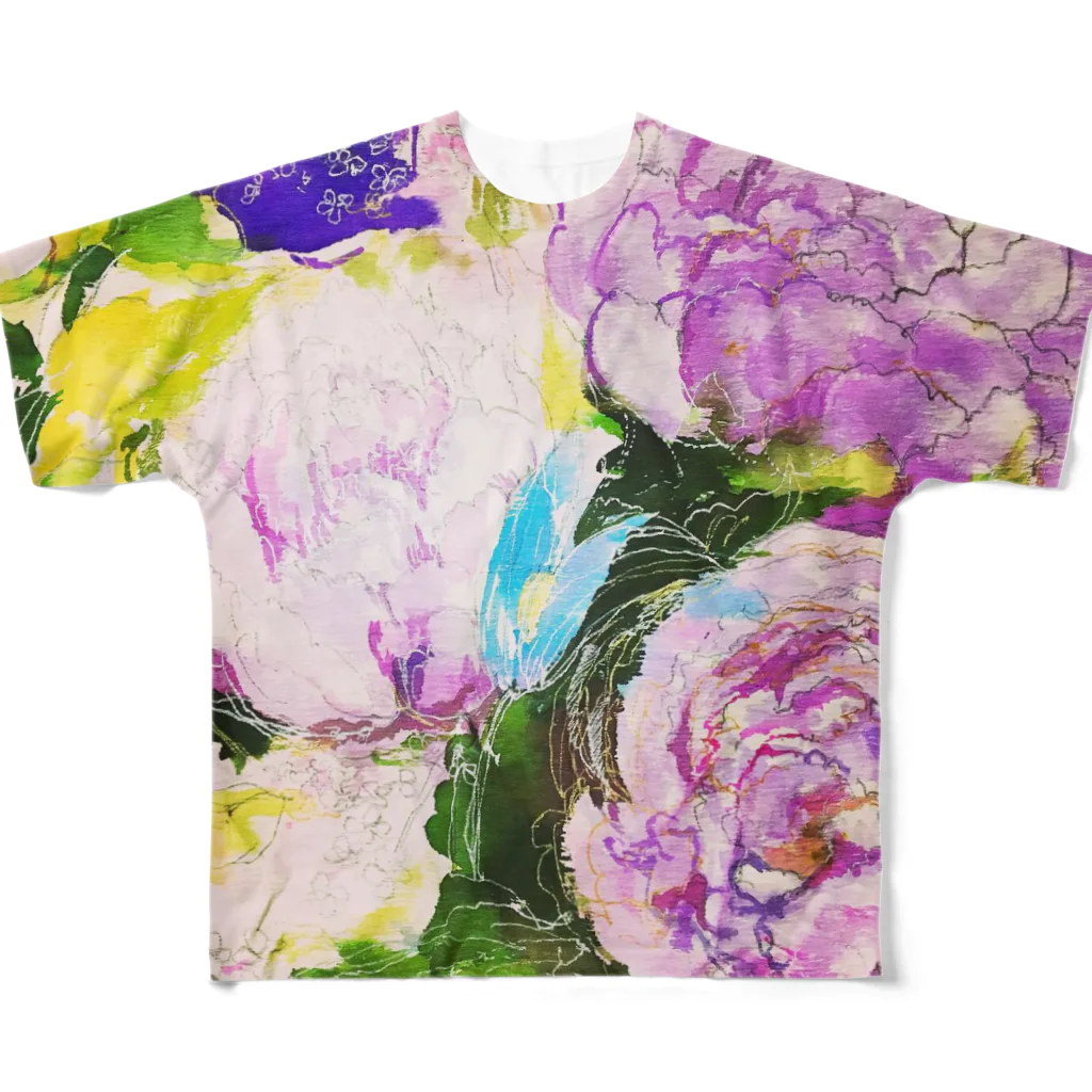 peonicのpeony フルグラフィックTシャツ