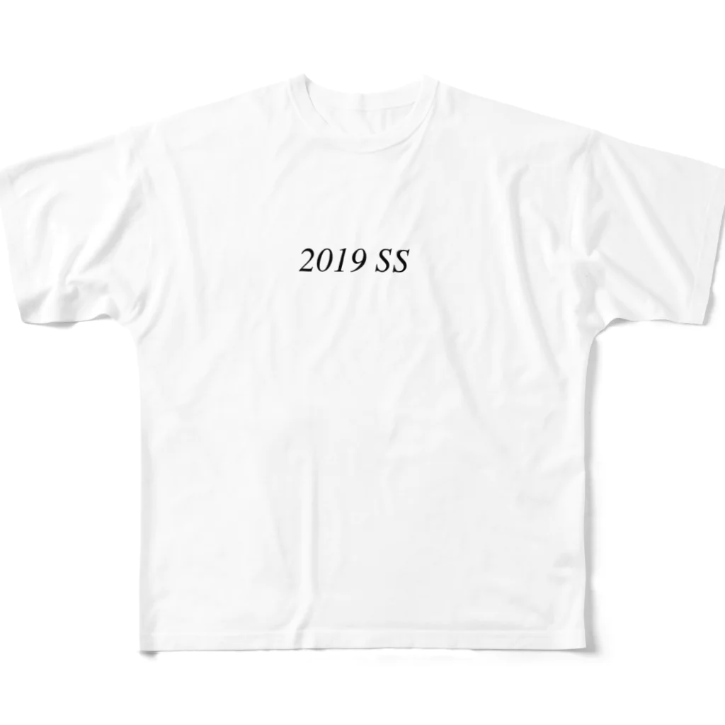 Asmodeusの2019 SS フルグラフィックTシャツ