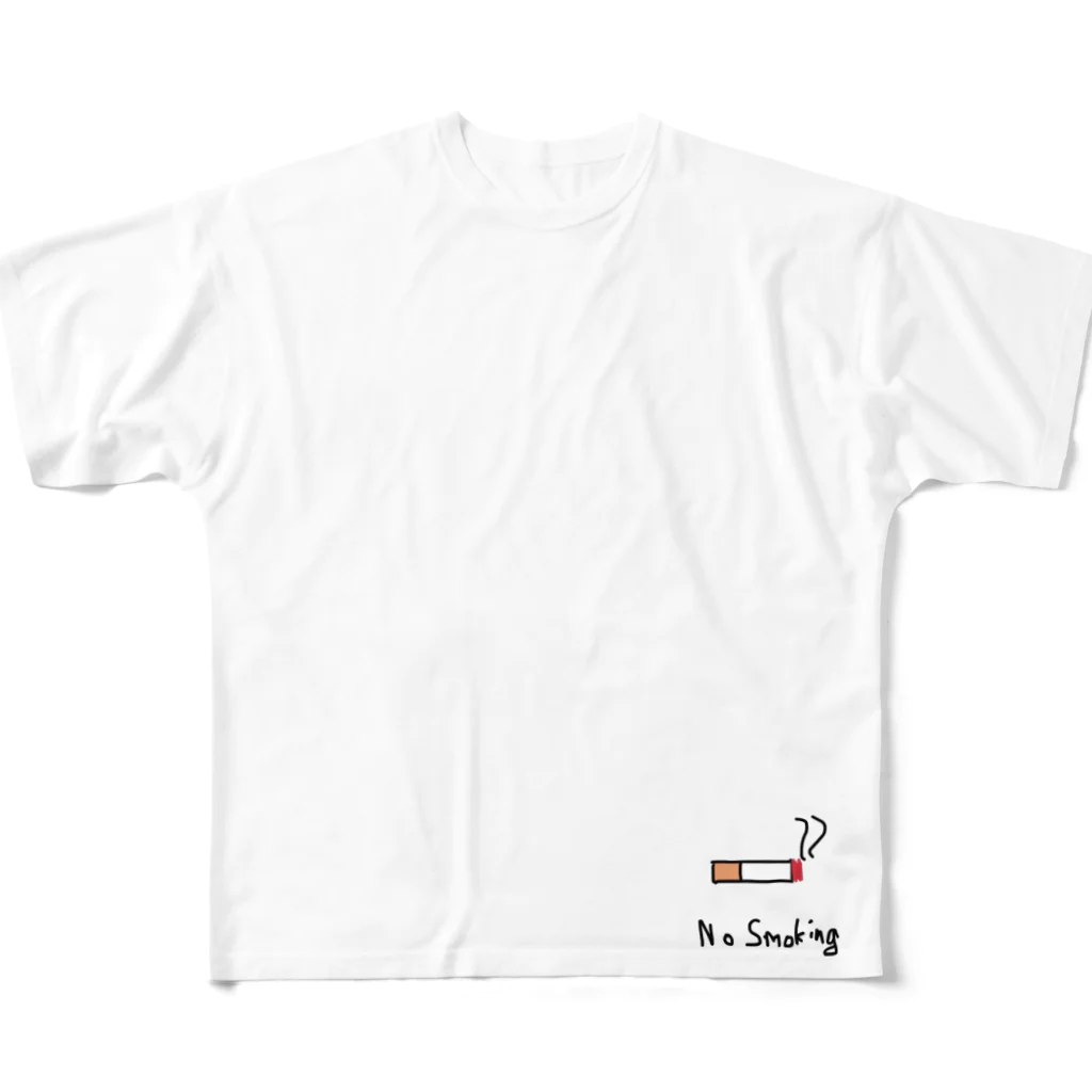 hiliteの禁煙Tシャツ改 All-Over Print T-Shirt