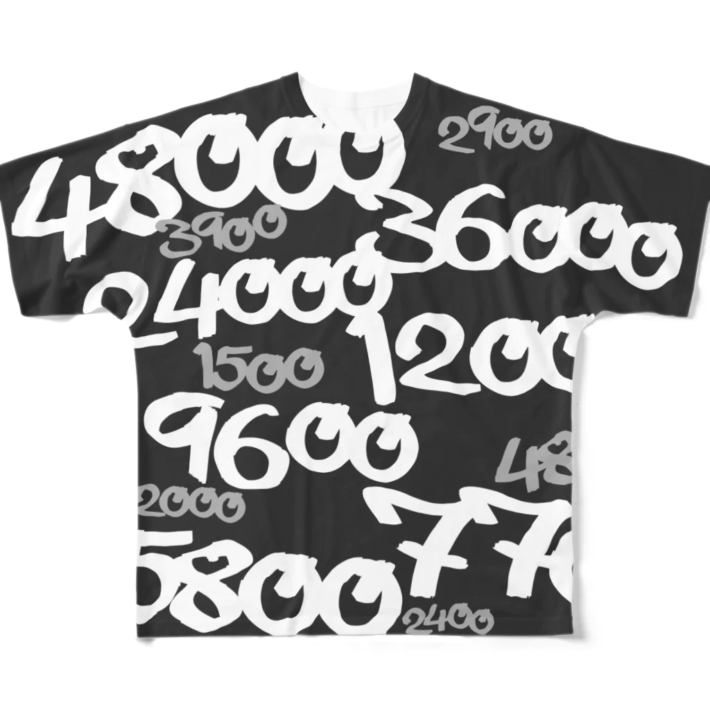 #wlmのPOINTS OYABAN mono All-Over Print T-Shirt