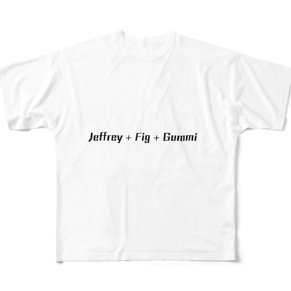 akipandashop◟꒰◍ ´꒳` ◍꒱◞のJFG フルグラフィックTシャツ