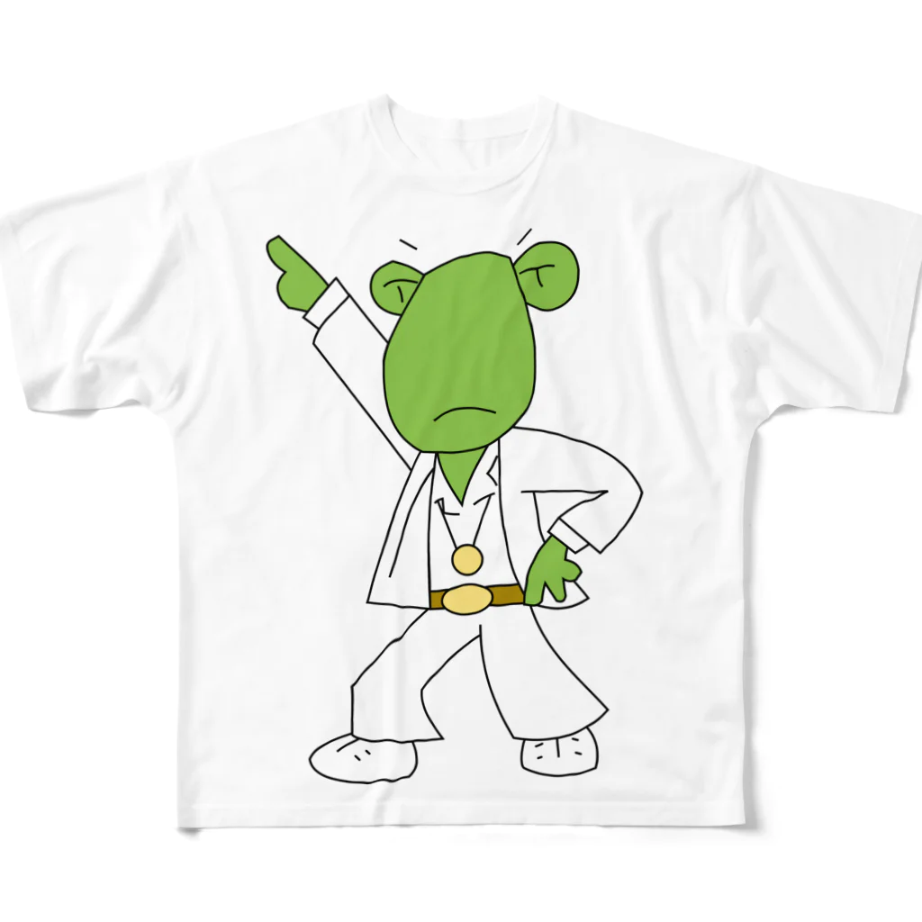 Pat's WorksのDISCO FROGBERT フルグラフィックTシャツ