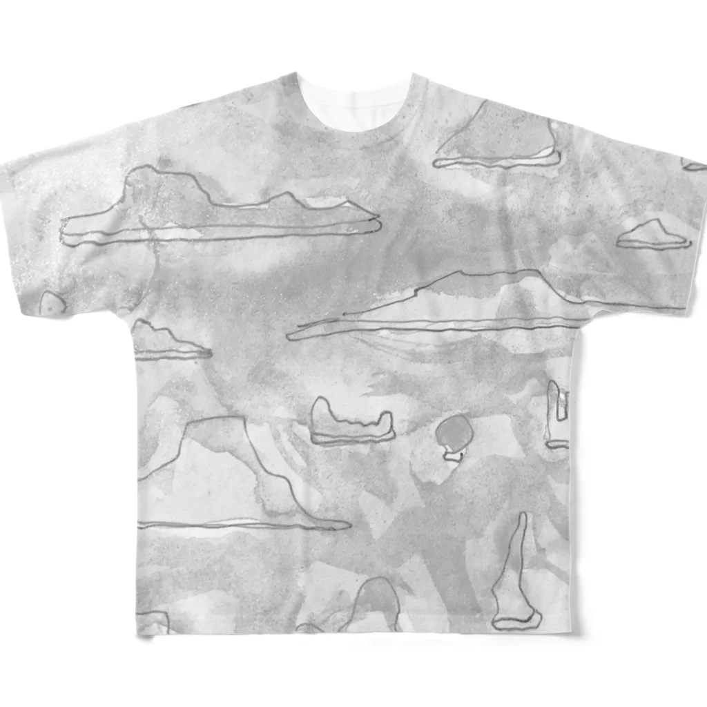 Toumoの水石の世界 All-Over Print T-Shirt