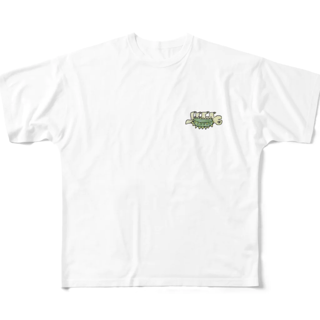 あるものないものの裏返ったきょうりゅう All-Over Print T-Shirt