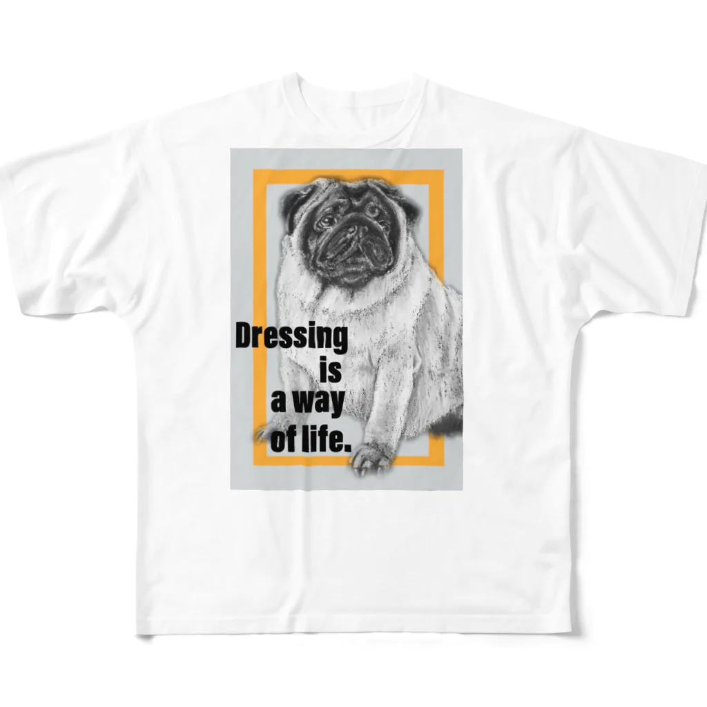 Reo's aRt RoomのDressing is a way of life -服装は生き方である- All-Over Print T-Shirt