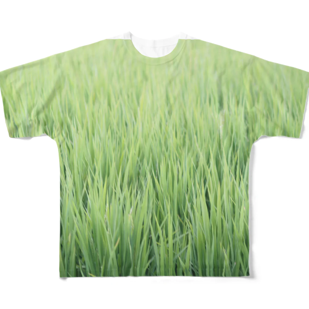 uiiiiiiiiiiiiiiiiiiiiiiiiuの田植え（みたいな） All-Over Print T-Shirt